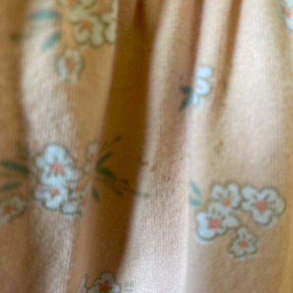 Shrimp & Grits Kids Peach Romper Long Bubble 9M - Picture 2 of 3